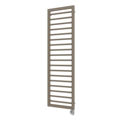 Vertaduro - Koupelnový radiátor s termostatem ADEL 600W 172x50 cm taupe