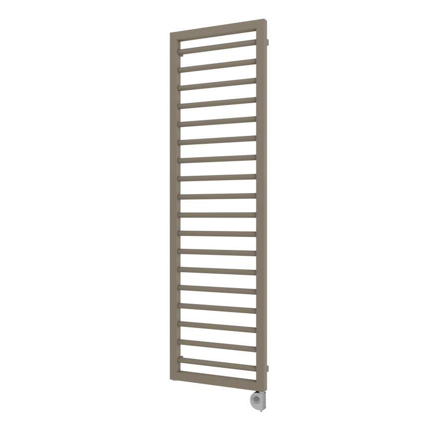 Vertaduro - Koupelnový radiátor s termostatem ADEL 600W 172x50 cm taupe