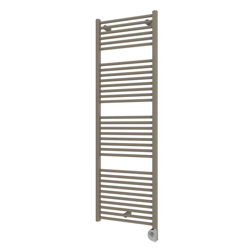Vertaduro - Koupelnový radiátor s termostatem DENISE 600W 154x50 cm taupe