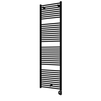 Vertaduro - Koupelnový radiátor s termostatem DENISE 800W 178x50 cm černá