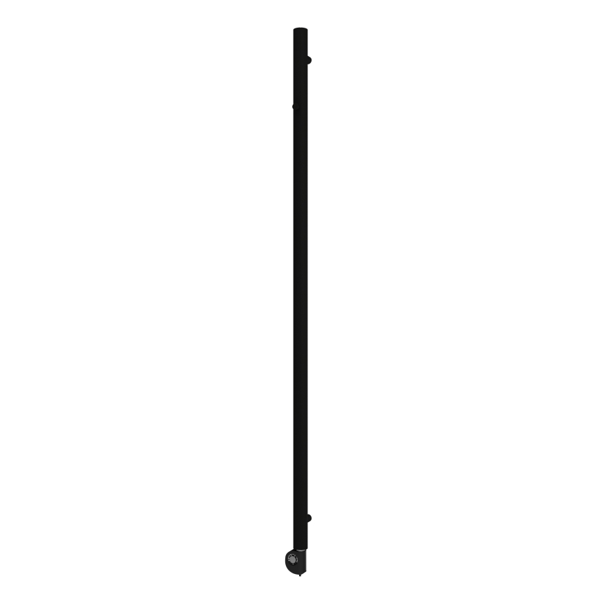 Vertaduro - Koupelnový radiátor s termostatem ERDA 400W 180x5 cm černá