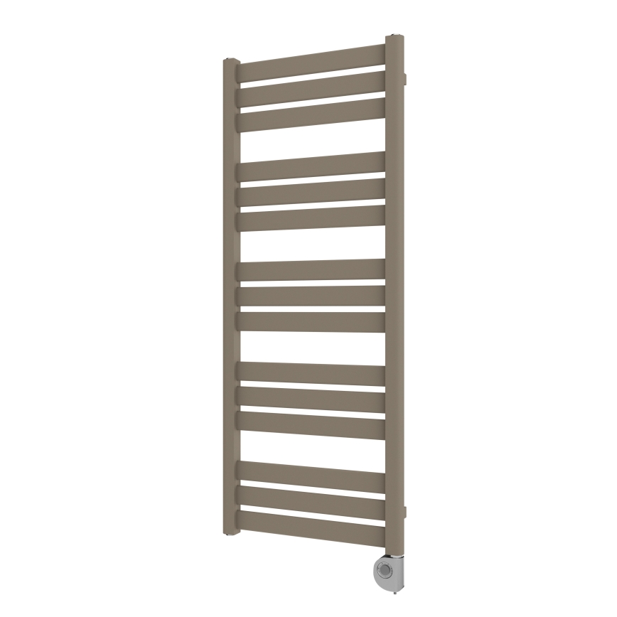 Vertaduro - Koupelnový radiátor s termostatem LUCY 600W 125x50 cm taupe