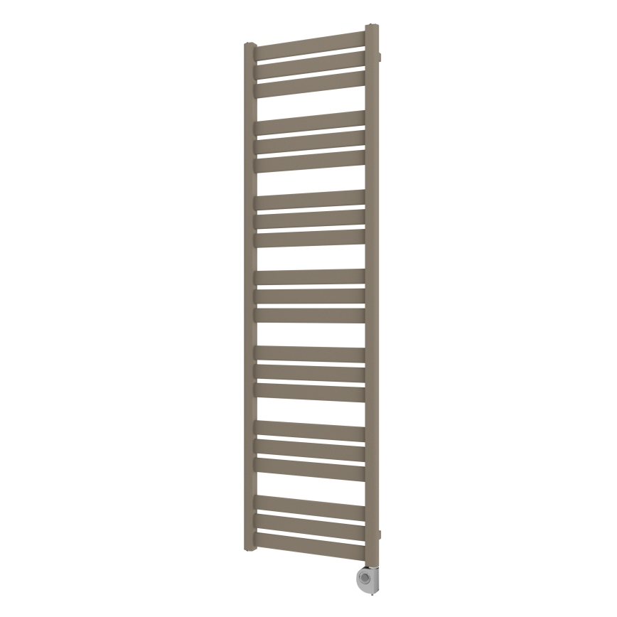 Vertaduro - Koupelnový radiátor s termostatem LUCY 800W 177x50 cm taupe