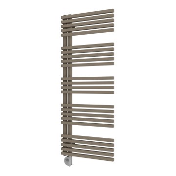 Vertaduro - Koupelnový radiátor s termostatem MICHELLE 600W 129x50 cm taupe