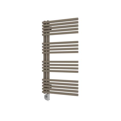 Vertaduro - Koupelnový radiátor s termostatem MICHELLE 600W 97x50 cm taupe