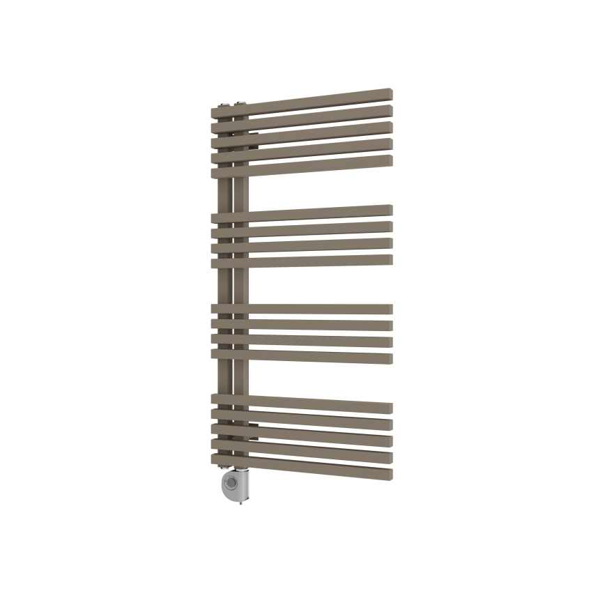 Vertaduro - Koupelnový radiátor s termostatem MICHELLE 600W 97x50 cm taupe
