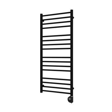 Vertaduro - Koupelnový radiátor s termostatem SIMONE 400W 114x50 cm černá