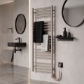 Vertaduro - Koupelnový radiátor s termostatem SIMONE 600W 144x50 cm taupe