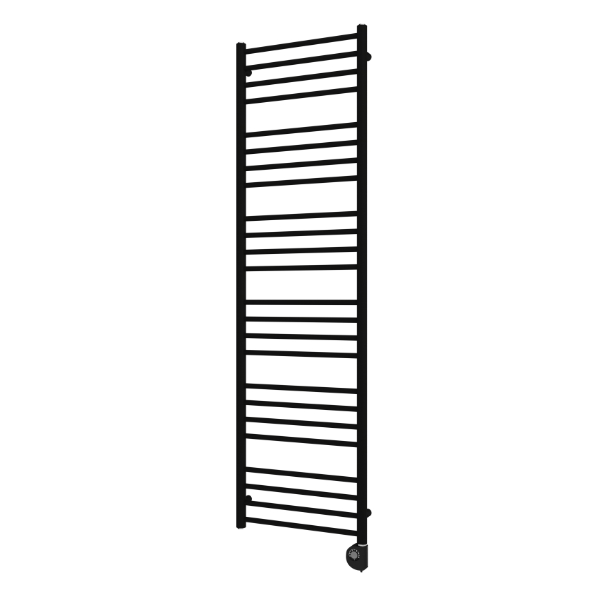 Vertaduro - Koupelnový radiátor s termostatem SIMONE 600W 174x50 cm černá