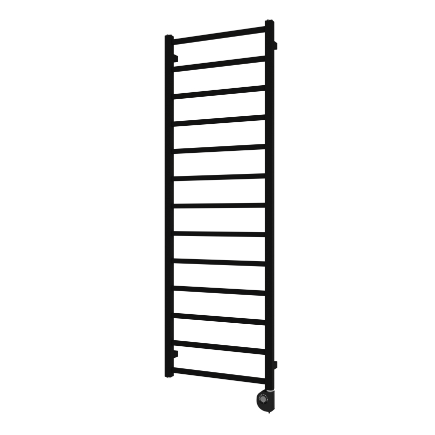 Vertaduro - Koupelnový radiátor s termostatem ZOE 400W 150x50 cm černá