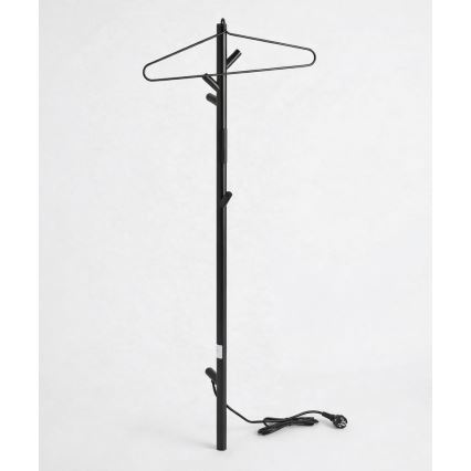 Věšák pro elektrický sušák ručníků 45x12,2 cm černá