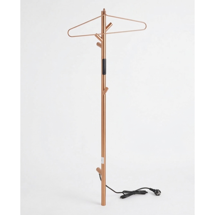 Věšák pro elektrický sušák ručníků 45x12,2 cm měděná