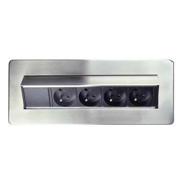 Vestavné zásuvky pro desku stolu 4x230V
