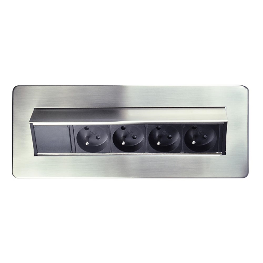 Vestavné zásuvky pro desku stolu 4x230V