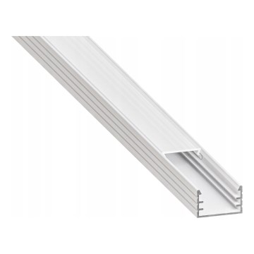 Vestavný profil pro LED pásky 1 m bílá