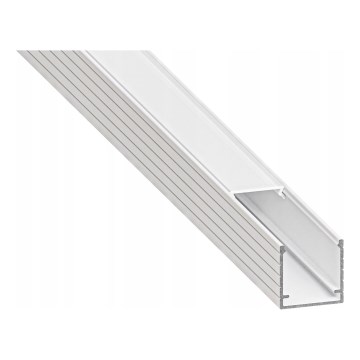 Vestavný profil pro LED pásky 1 m bílá