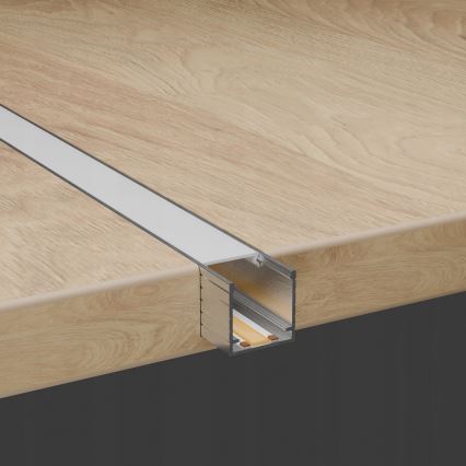 Vestavný profil pro LED pásky 1 m bílá