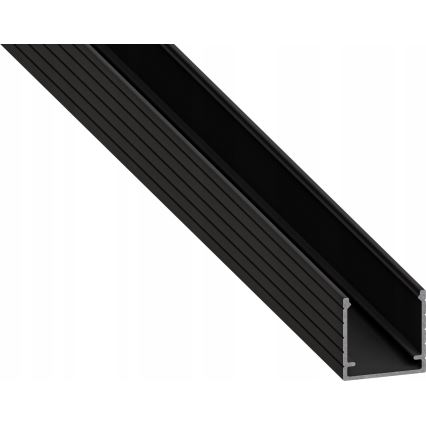 Vestavný profil pro LED pásky 1 m černá/bílá