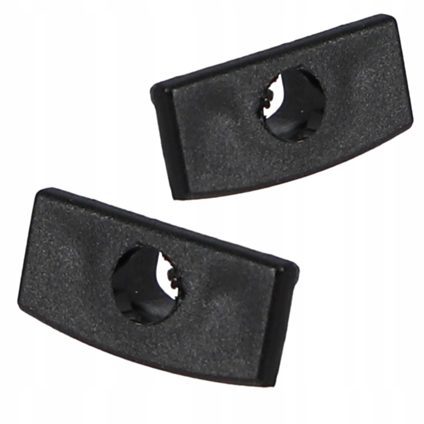 Vestavný profil pro LED pásky 1 m černá/čirá