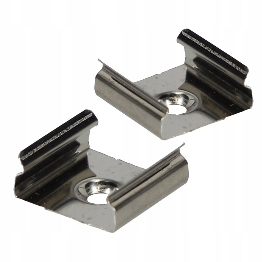 Vestavný profil pro LED pásky 1 m černá/čirá