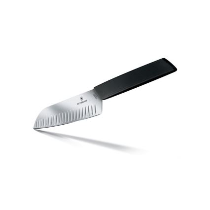 Victorinox - Kuchyňský nůž santoku SWISS MODERN 17 cm černá