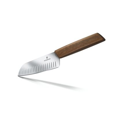 Victorinox - Kuchyňský nůž santoku SWISS MODERN 17 cm ořech