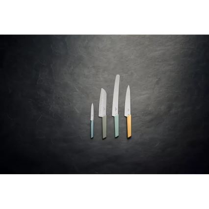 Victorinox - Kuchyňský nůž santoku SWISS MODERN 17 cm zelená