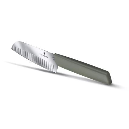 Victorinox - Kuchyňský nůž santoku SWISS MODERN 17 cm zelená