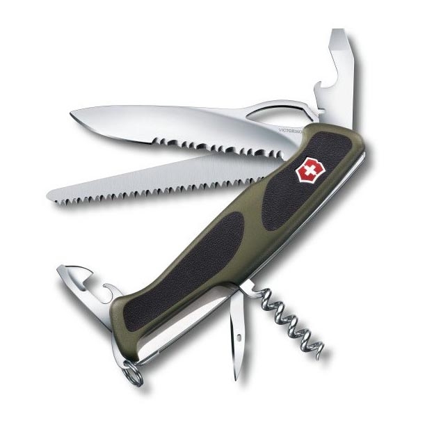 Victorinox - Multifunkční kapesní nůž 13 cm/12 funkcí černá/zelená