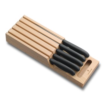 Victorinox - Sada kuchyňských nožů s organizérem 6 ks buk/béžová