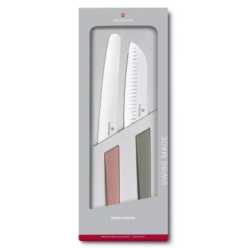 Victorinox - Sada kuchyňských nožů SWISS MODERN 2 ks pestrobarevná