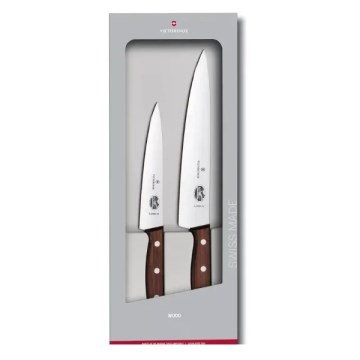 Victorinox - Sada kuchyňských nožů WOOD 2 ks javor