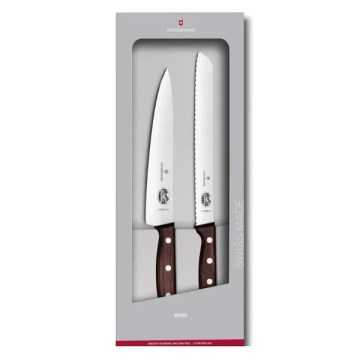Victorinox - Sada kuchyňských nožů WOOD 2 ks javor