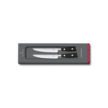 Victorinox - Sada steakových nožů GRAND MAITRE 12 cm 2 ks černá