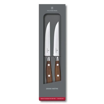 Victorinox - Sada steakových nožů GRAND MAITRE 12 cm 2 ks javor