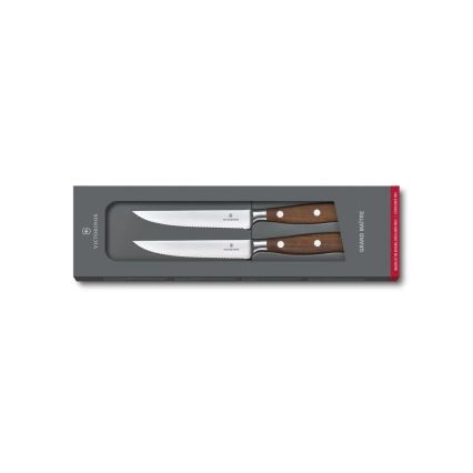 Victorinox - Sada steakových nožů GRAND MAITRE 12 cm 2 ks javor