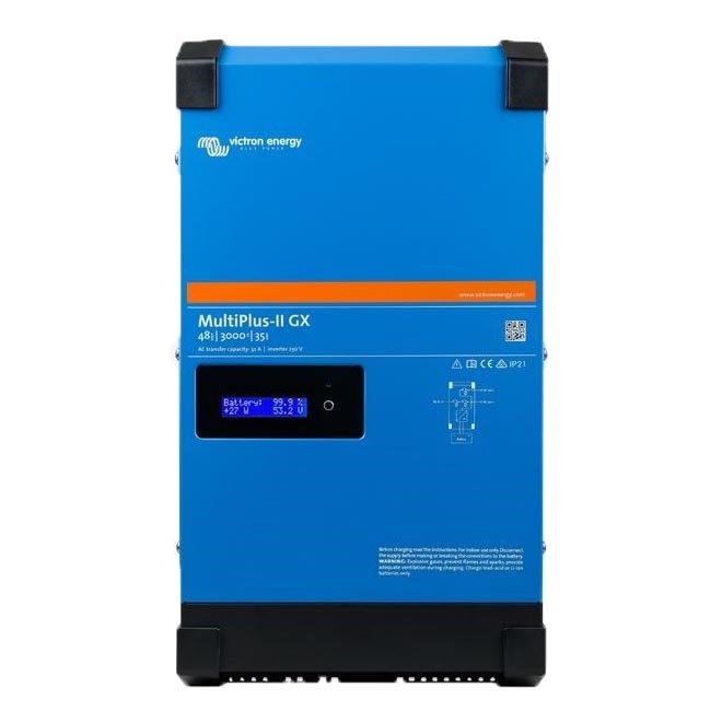 Victron Energy - Chytrý měnič napětí s nabíječkou baterií 5000VA 48V/70A-50A