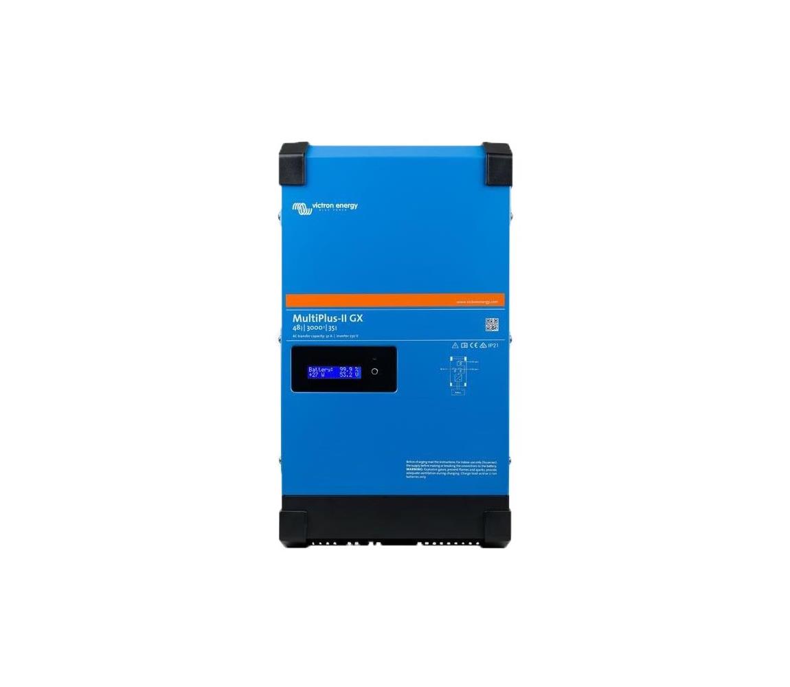 Victron Energy Victron Energy - Chytrý měnič napětí s nabíječkou baterií 5000VA 48V/70A-50A HD0349