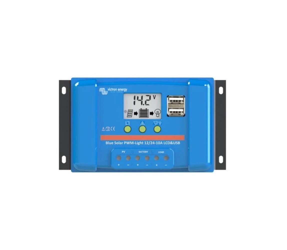 Victron Energy Victron Energy - Solární regulátor nabíjení PWM 12/24V/10A HD0356