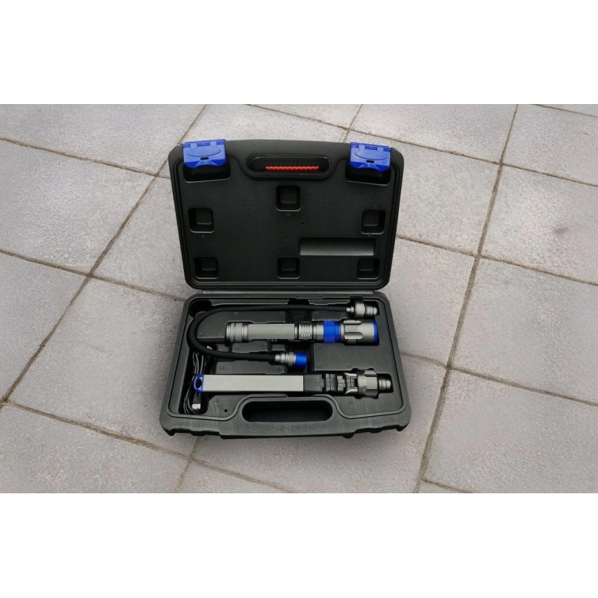 Viking - LED Nabíjecí svítilna 3v1 LED/5V IPX4 380 lm 2200 mAh