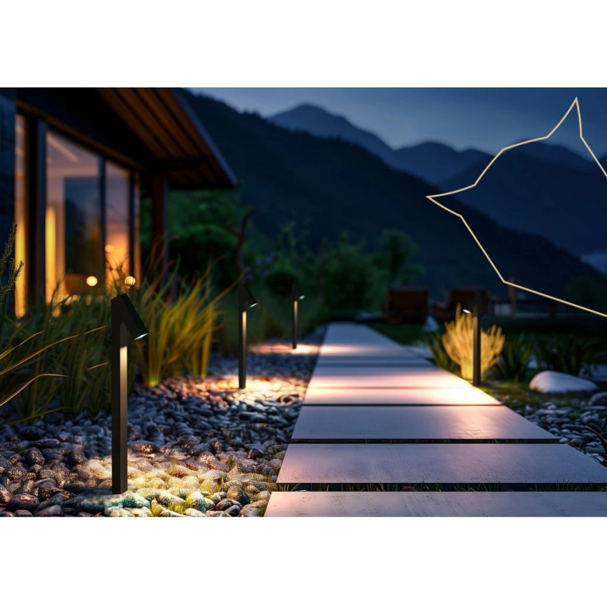 Viking - LED Solární lampa LED/1,4W/3,7V IP65 3000K