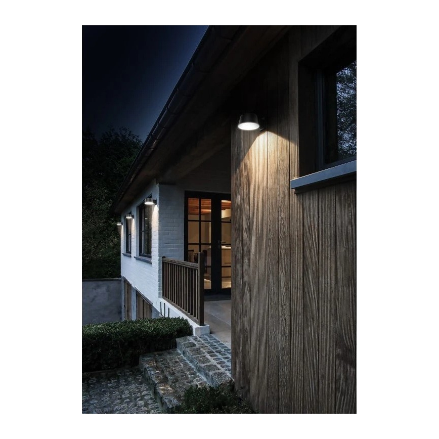 Viking - LED Stmívatelné solární nástěnné svítidlo se senzorem LED/1W/3,7V IP44 4000K 2000 mAh