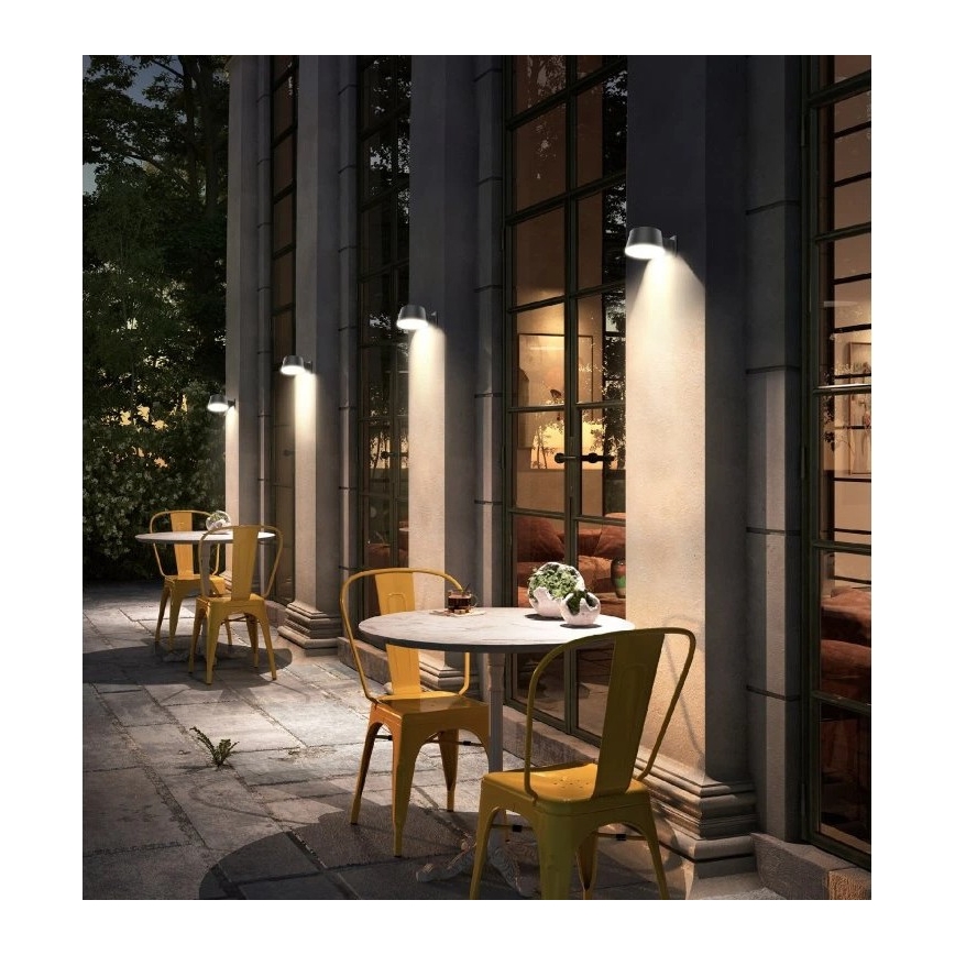 Viking - LED Stmívatelné solární nástěnné svítidlo se senzorem LED/1W/3,7V IP44 4000K 2000 mAh