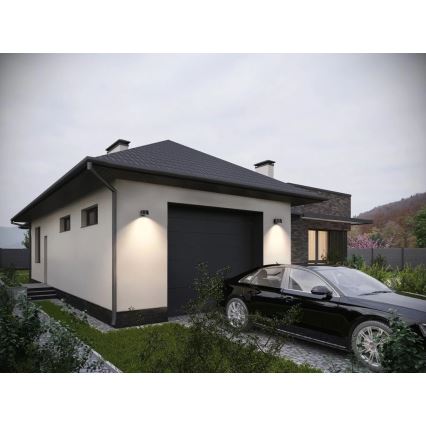 Viking - LED Stmívatelné solární nástěnné svítidlo se senzorem LED/1W/3,7V IP44 4000K 2000 mAh