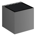 Viking - LED Stmívatelné solární nástěnné svítidlo LED/1W/3,7V IP54 4000K 2000 mAh