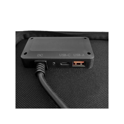 Viking - Solární panel USB Power Delivery 60W/20V IPX4 černá