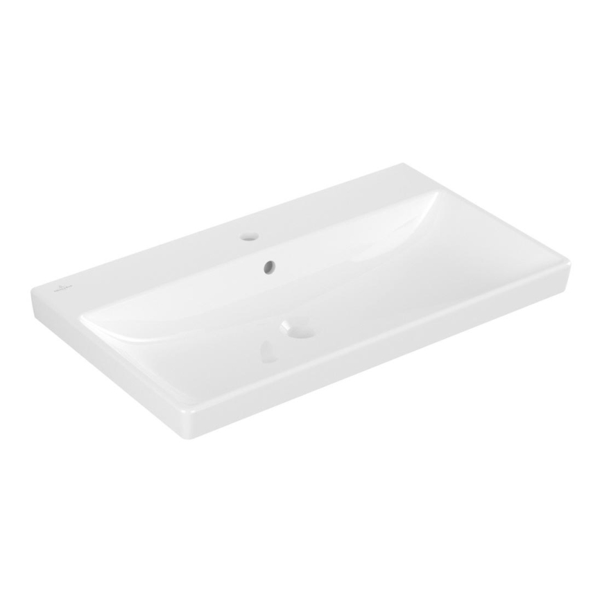 Villeroy & Boch 41568001 - Závěsné umyvadlo AVENTO 80x47 cm keramika/bílá