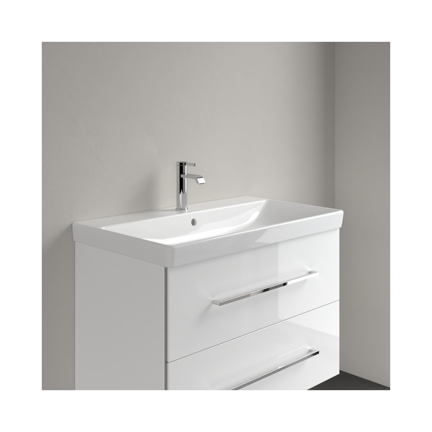 Villeroy & Boch 41568001 - Závěsné umyvadlo AVENTO 80x47 cm keramika/bílá