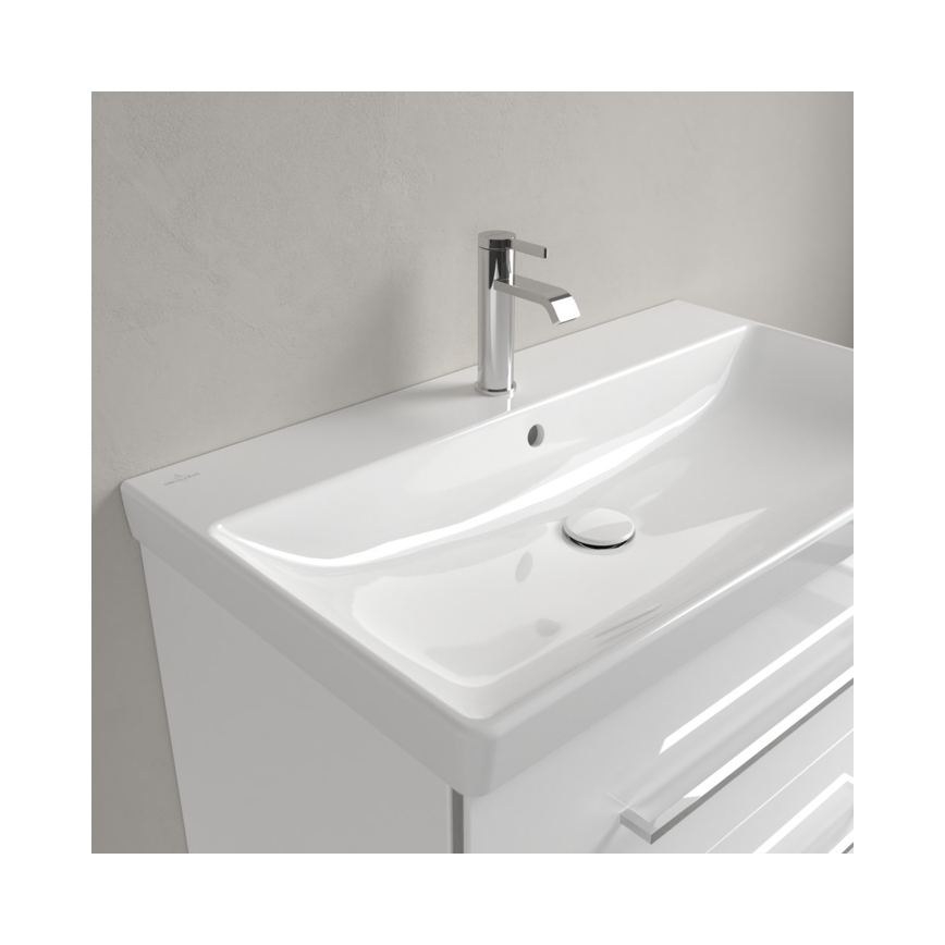 Villeroy & Boch 41568001 - Závěsné umyvadlo AVENTO 80x47 cm keramika/bílá