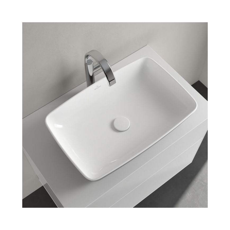 Villeroy & Boch 417258BCT8 - Umyvadlo na desku ARTIS 58x38,5 cm keramika/černá